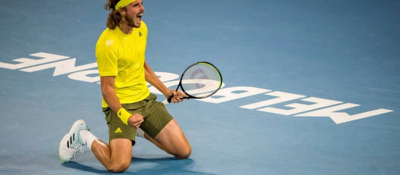 Στους «8» του Australian Open βρέθηκε ο Στέφανος Τσιτσιπάς